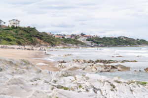 Plage de l’Uhabia in Bidart an der baskischen Atlantikküste.